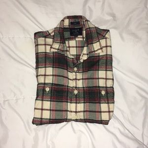 J. Crew Flannel Long Sleeve